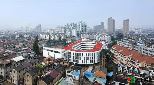 校园屋顶运动场建筑-浙江天台赤城第二小学