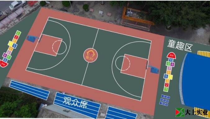 篮球场设计效果图