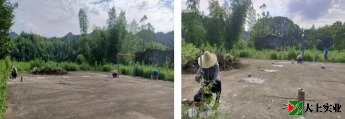 西坑五人制足球场施工