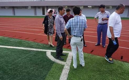 图6.角球点检验现场