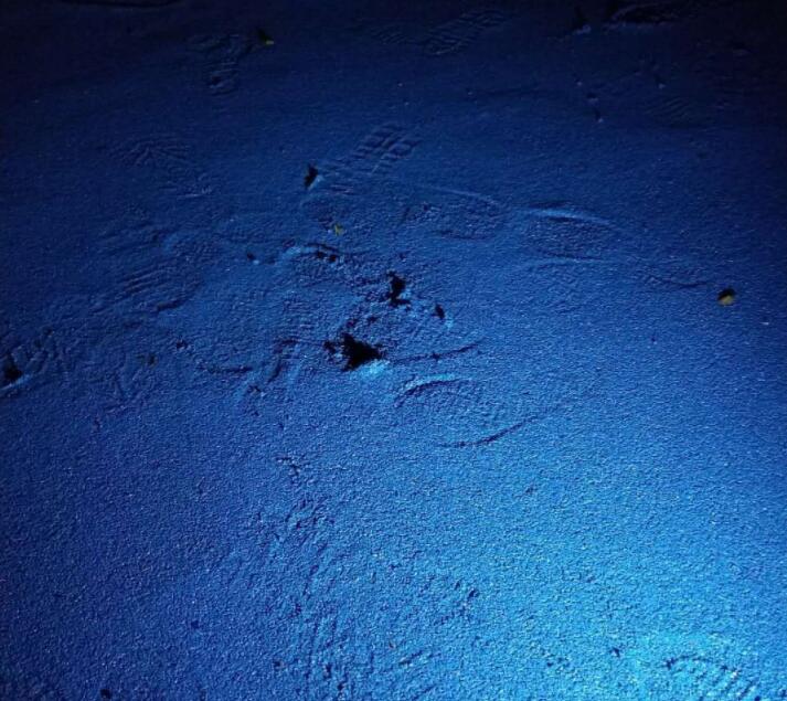 可恶!公园的塑胶跑道施工遭遇不文明行为人