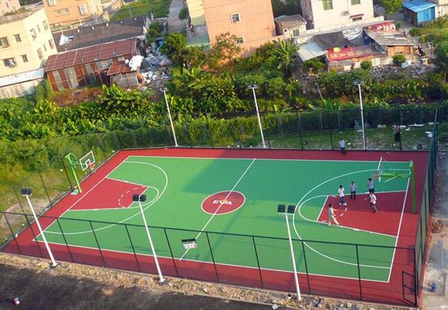 户外篮球场建设