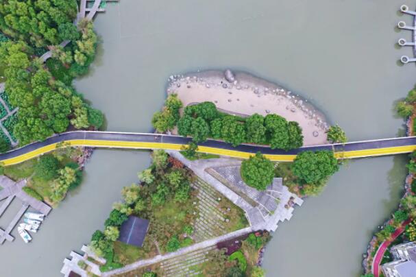 温岭市首条公园塑胶跑道改造完成