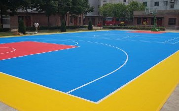 篮球场悬浮式拼装地板