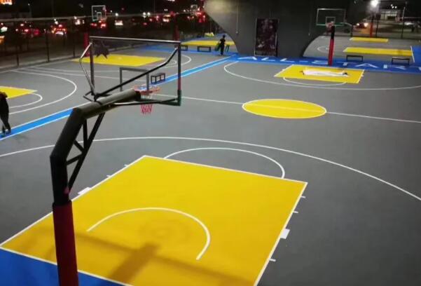 硅pu篮球场