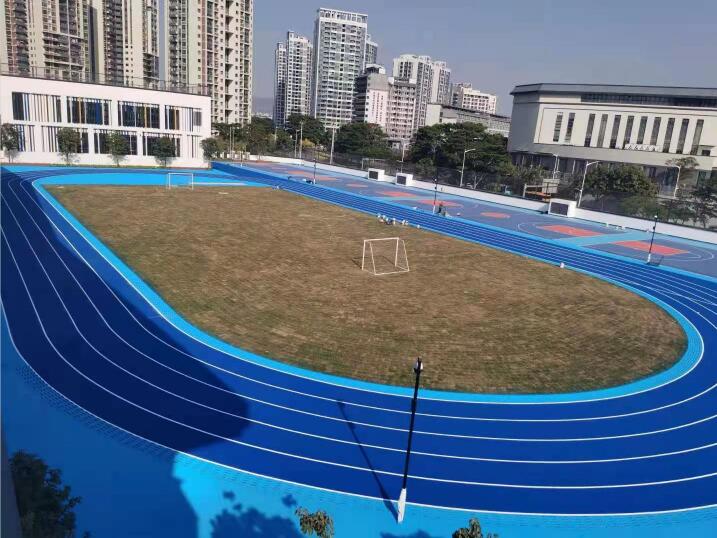 深圳光明实验学校塑胶跑道建设