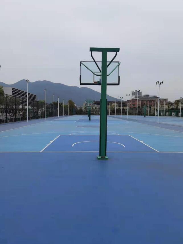 深圳技术大学篮球场施工案例