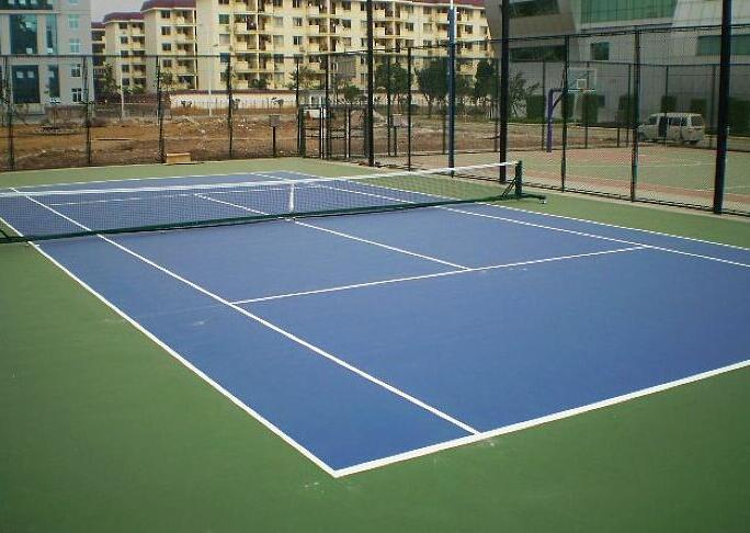 网球场地坪施工